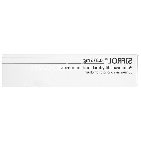 Sifrol 0.375mg trị các dấu hiệu và triệu chứng của bệnh Parkinson (3 vỉ x 10 viên)