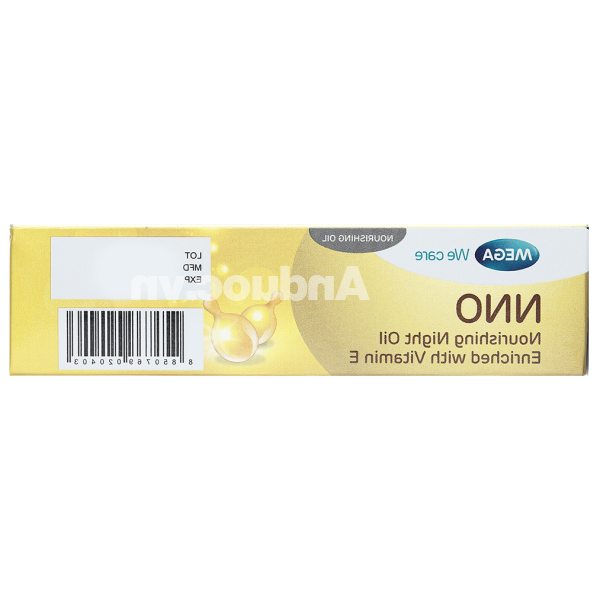 Dầu dưỡng da ban đêm NNO Nourishing giữ ẩm, ngừa nếp nhăn hộp 30 viên