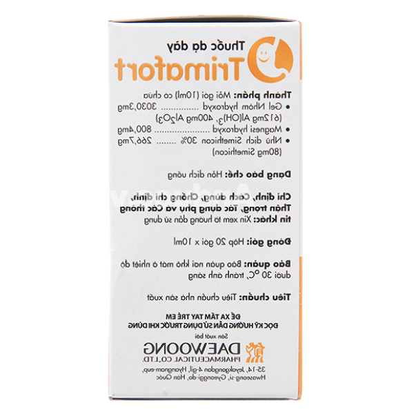 Hỗn dịch uống Trimafort giảm khó chịu dạ dày, đầy hơi (20 gói x 10ml)