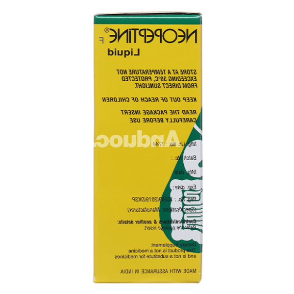 Dung dịch Neopeptine F Liquid hỗ trợ giảm đầy hơi, trướng bụng chai 60ml