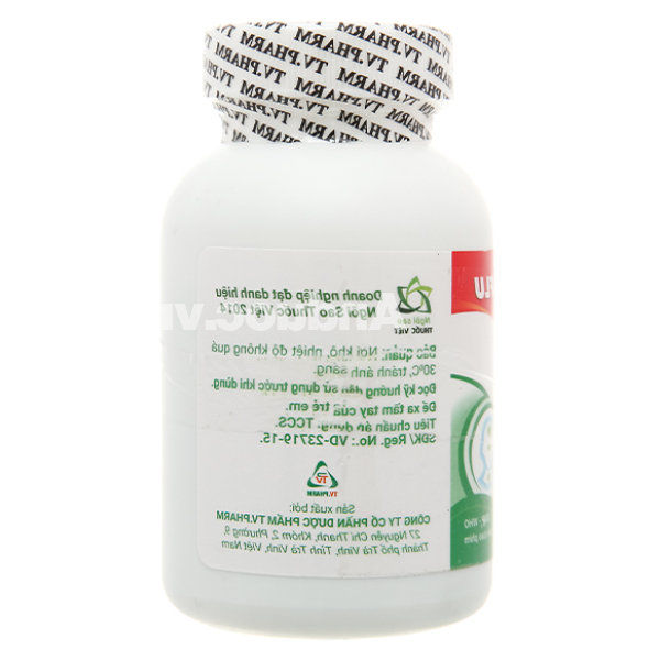 Travicol Flu trị các chứng cảm cúm lọ 100 viên