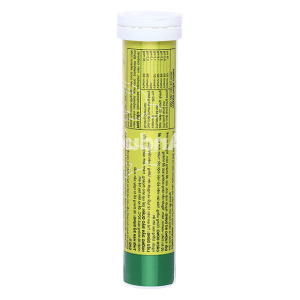 Viên sủi MyVita Strong sả gừng chanh hỗ trợ tăng đề kháng tuýp 20 viên