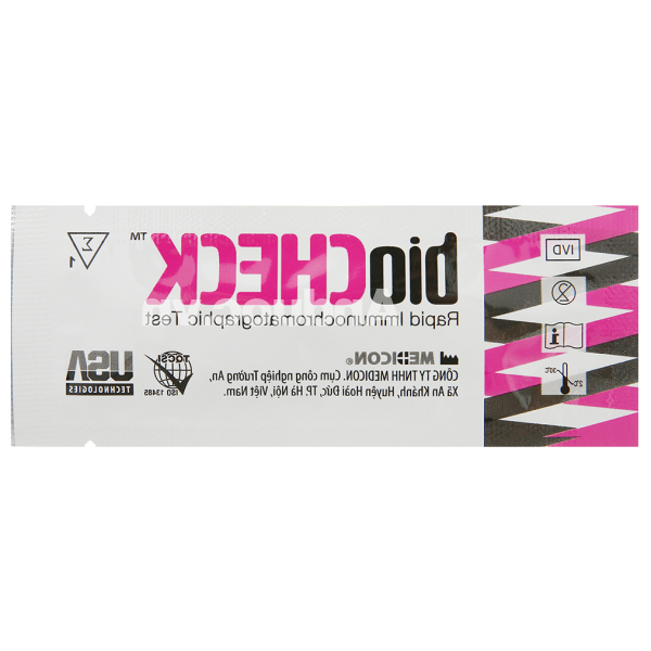 Que thử rụng trứng Biocheck LH Ovulation Rapid Test hộp 7 que