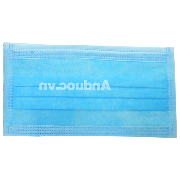 Khẩu trang y tế Dongphaco 3 lớp màu xanh hộp 50 cái