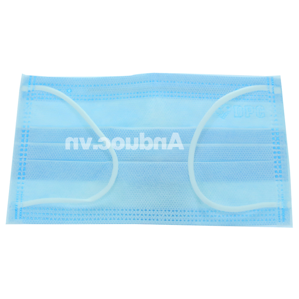 Khẩu trang y tế Dongphaco 3 lớp màu xanh hộp 50 cái