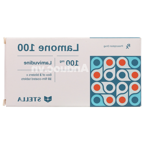 Lamone 100 trị viêm gan siêu vi B mãn tính (3 vỉ x 10 viên)