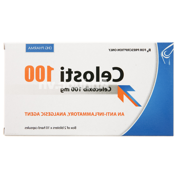 Celosti 100mg giảm đau, kháng viêm xương khớp (2 vỉ x 10 viên)