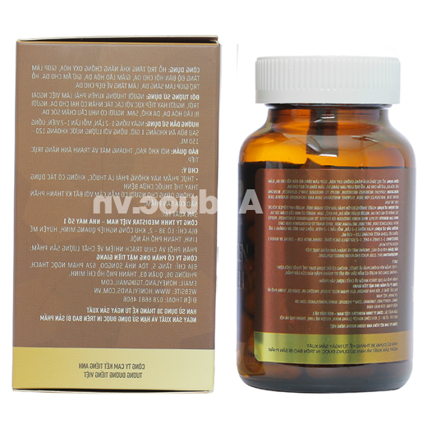 Viên sữa ong chúa Honey Land Collagen Royal Jelly hạn chế lão hóa da chai 60 viên