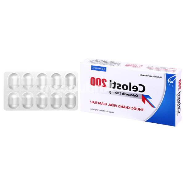 Celosti 200mg giảm đau, kháng viêm xương khớp (2 vỉ x 10 viên)
