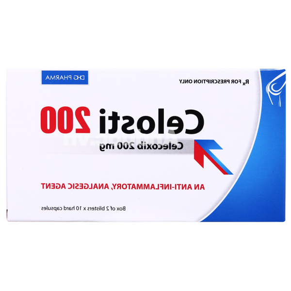 Celosti 200mg giảm đau, kháng viêm xương khớp (2 vỉ x 10 viên)