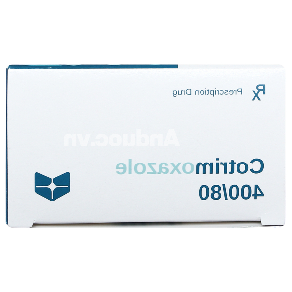 Cotrimoxazole 400/80 trị viêm tai giữa cấp, nhiễm khuẩn (10 vỉ x 10 viên)