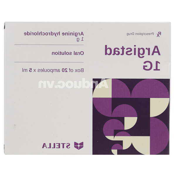 Dung dịch uống Argistad 1g trị tăng amoniac huyết, khó tiêu (20 ống x 5ml)