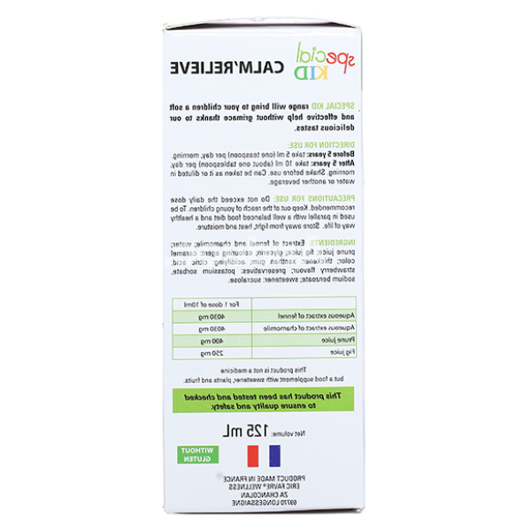 Siro Special Kid Soulag'Doux hỗ trợ kích thích tiêu hóa chai 125ml