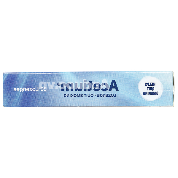 Viên ngậm Acetium Lozenge hỗ trợ cai thuốc lá hộp 30 viên