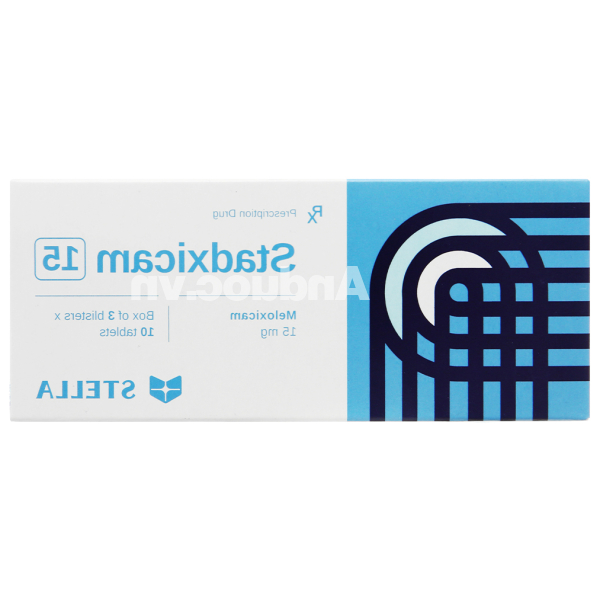 Stadxicam 15mg trị viêm xương khớp (3 vỉ x 10 viên)