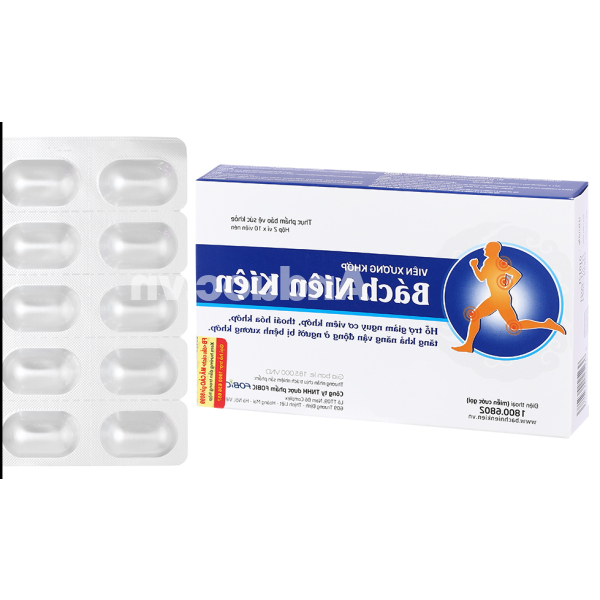 Viên xương khớp Bách Niên Kiện giảm nguy cơ viêm khớp, thoái hóa khớp hộp 20 viên