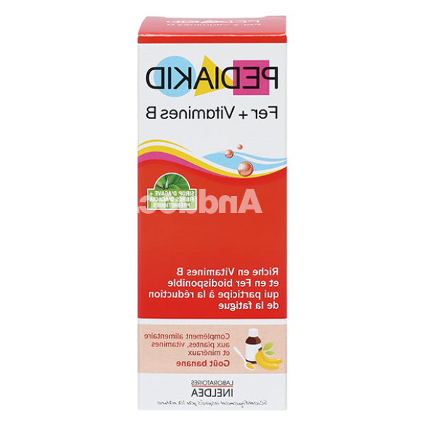 Siro Pediakid Fer + Vitamines B bổ sung sắt và vitamin chai 125ml