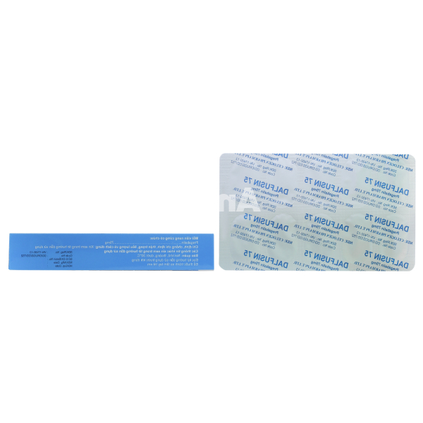 Dalfusin 75 trị động kinh, đau thần kinh (3 vỉ x 10 viên)