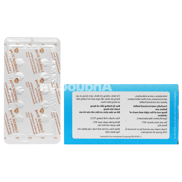 Lamictal 25mg trị động kinh, rối loạn lưỡng cực (3 vỉ x 10 viên)
