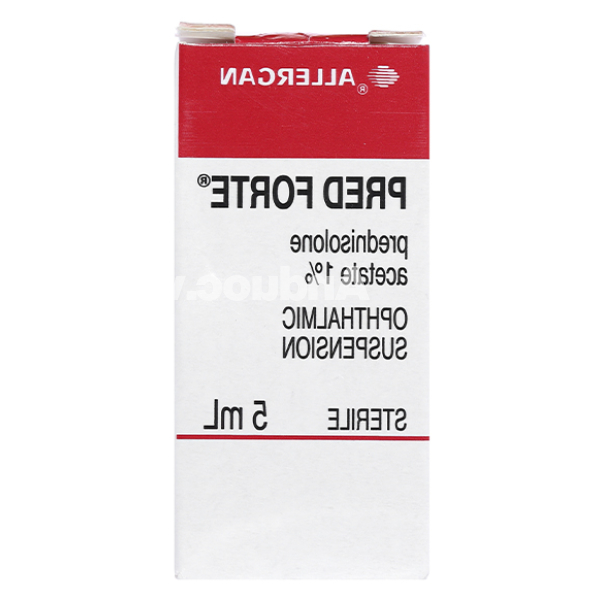 Hỗn dịch nhỏ mắt Pred Forte 1% trị viêm mi mắt, kết mạc, giác mạc lọ 5ml