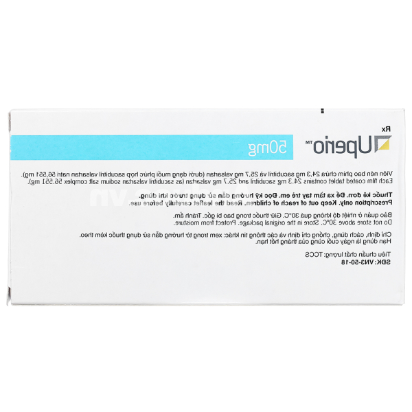 Uperio 50mg trị suy tim (2 vỉ x 14 viên)