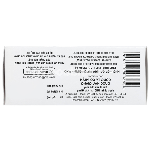 DilodinDHG trị chứng liên quan đến cơn trĩ cấp và bệnh trĩ mạn (5 vỉ x 10 viên)