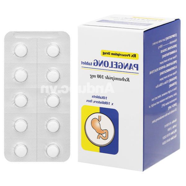 Pangelong Tablet 100mg trị viêm loét dạ dày (10 vỉ x 10 viên)