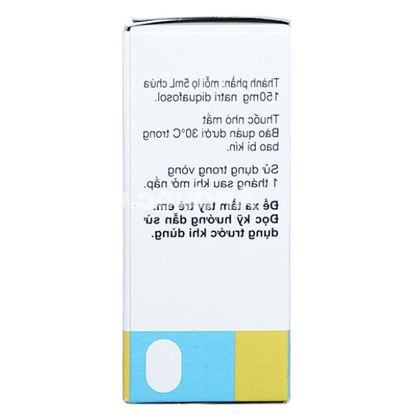 Dung dịch nhỏ mắt Diquas 3% trị khô mắt lọ 5ml