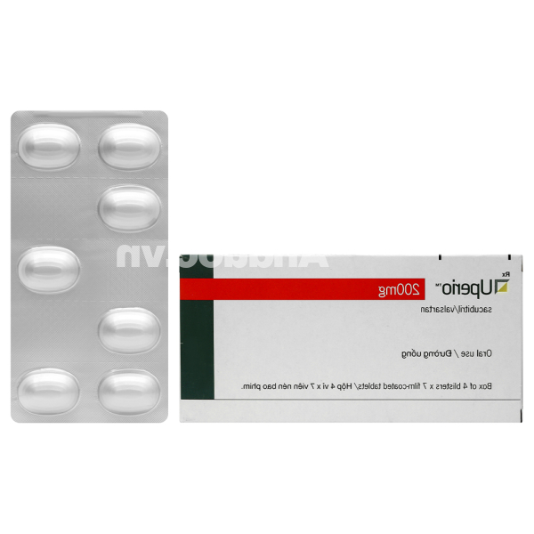 Uperio 200mg trị suy tim (4 vỉ x 7 viên)