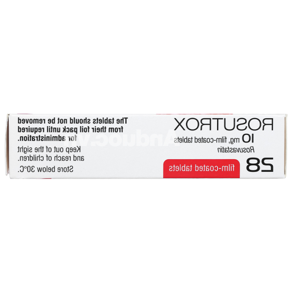 Rosutrox 10mg trị tăng cholesterol trong máu (4 vỉ x 7 viên)