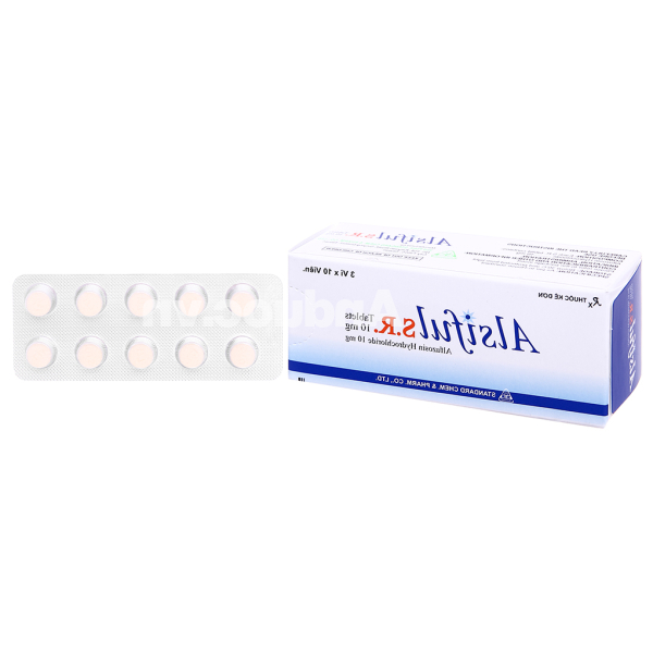 Alsiful S.R Tablets 10mg trị phì đại tuyến tiền liệt (3 vỉ x 10 viên)