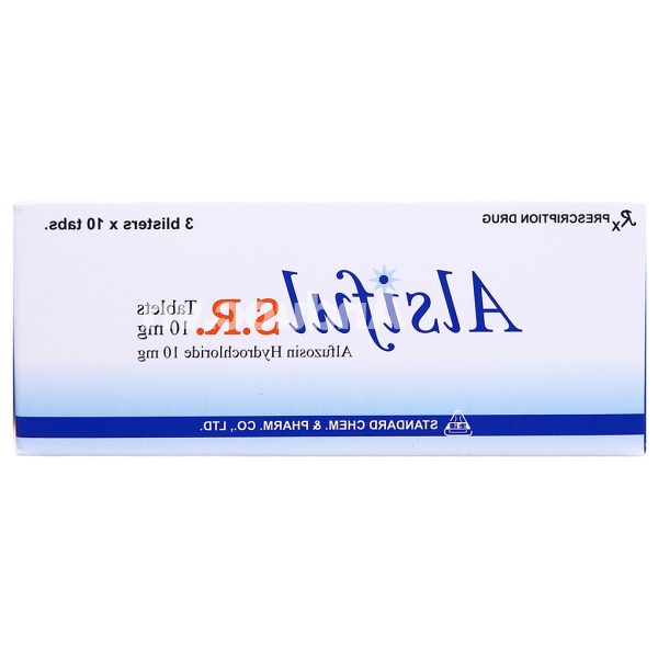 Alsiful S.R Tablets 10mg trị phì đại tuyến tiền liệt (3 vỉ x 10 viên)