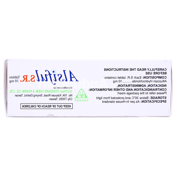 Alsiful S.R Tablets 10mg trị phì đại tuyến tiền liệt (3 vỉ x 10 viên)