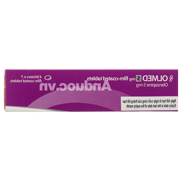 Olmed 5mg trị tâm thần phân liệt (4 vỉ x 7 viên)