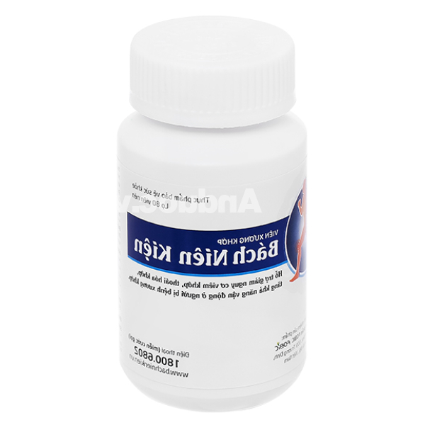 Viên xương khớp Bách Niên Kiện giảm nguy cơ viêm khớp, thoái hóa khớp chai 80 viên