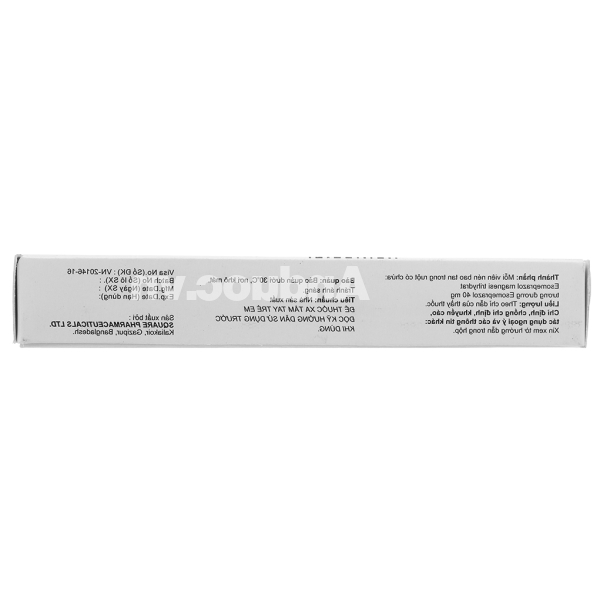 Esomaxcare 40 Tablet trị trào ngược dạ dày, thực quản (3 vỉ x 10 viên)