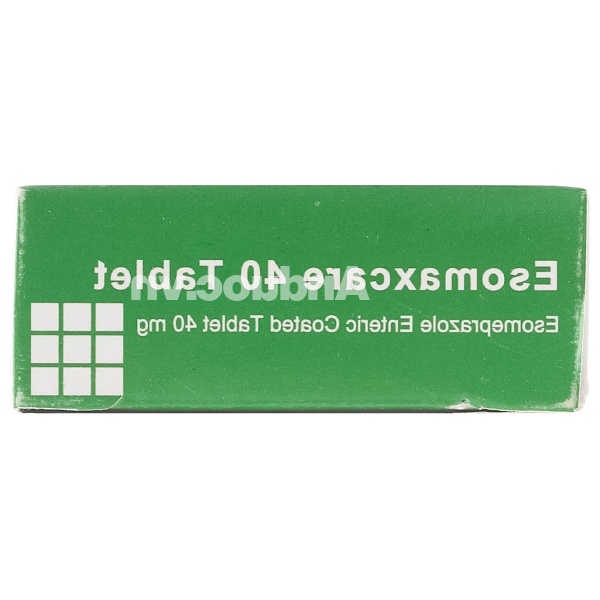 Esomaxcare 40 Tablet trị trào ngược dạ dày, thực quản (3 vỉ x 10 viên)