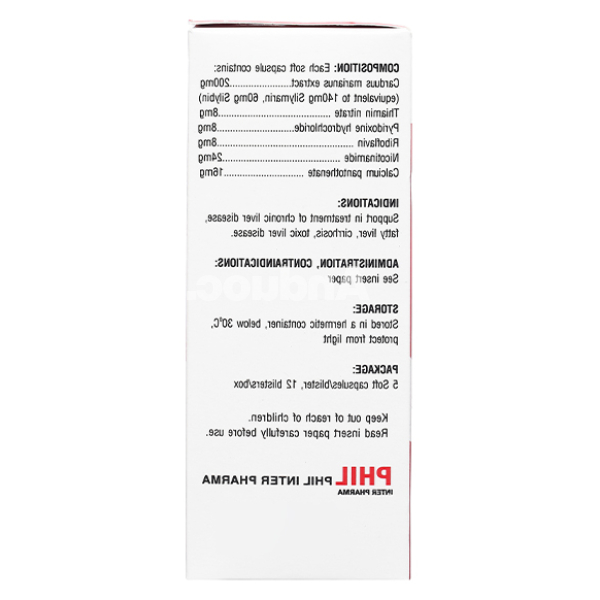 Philiver hỗ trợ trị bệnh lý về gan (12 vỉ x 5 viên)
