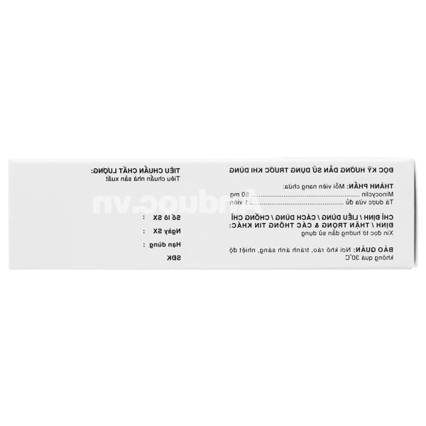 Zalenka 50mg trị nhiễm khuẩn, kháng khuẩn (3 vỉ x 10 viên)