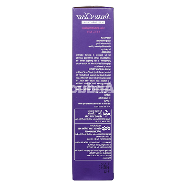 Dầu gội Snow Clear trị gàu, viêm da tiết bã nhờn tuýp 50ml