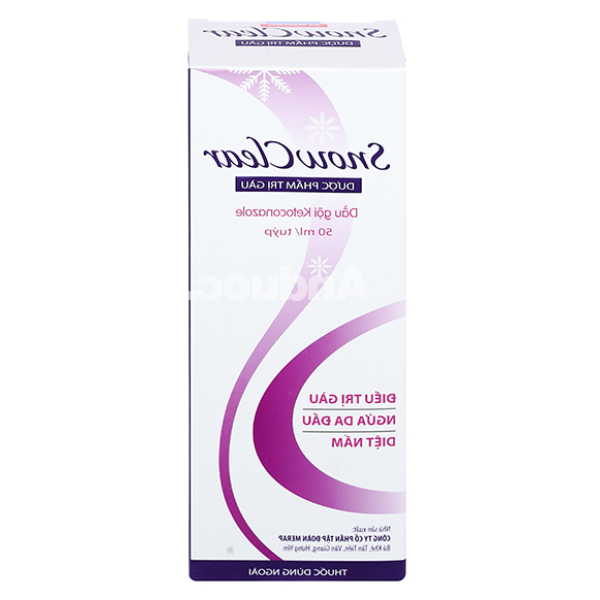 Dầu gội Snow Clear trị gàu, viêm da tiết bã nhờn tuýp 50ml