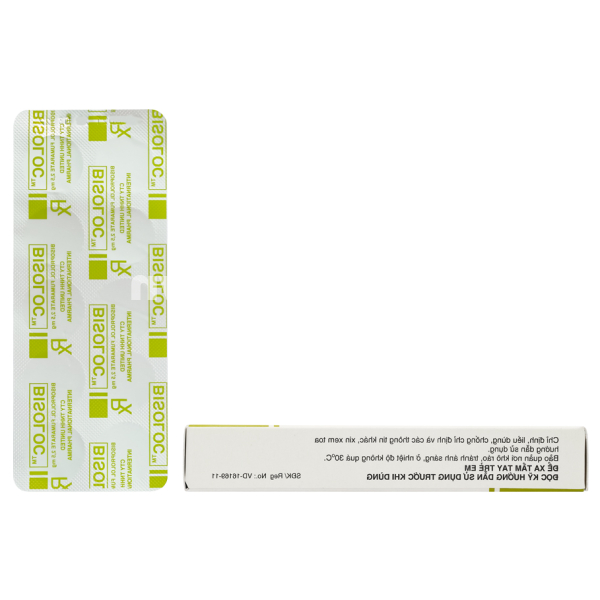 Bisoloc 2.5mg trị tăng huyết áp, suy tim mạn (3 vỉ x 10 viên)