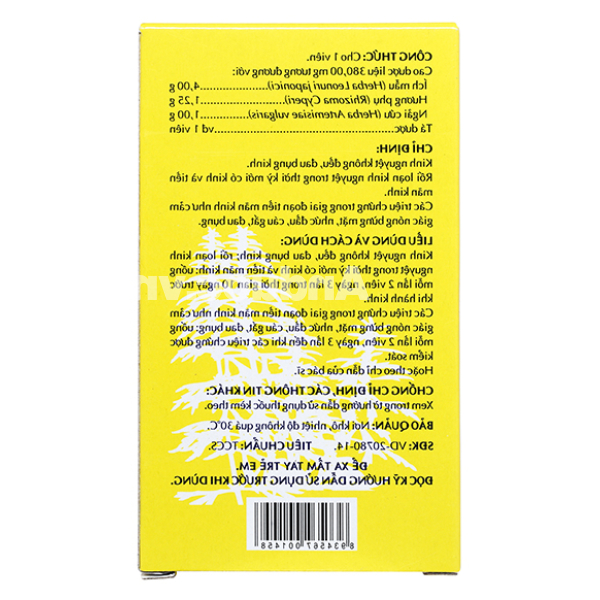 Viên Ích Mẫu OP.CIM trị kinh nguyệt không đều, đau bụng kinh (2 vỉ x 10 viên)