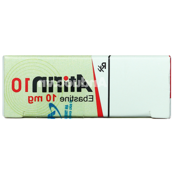 Atirin 10 trị viêm mũi dị ứng, mày đay (3 vỉ x 10 viên)