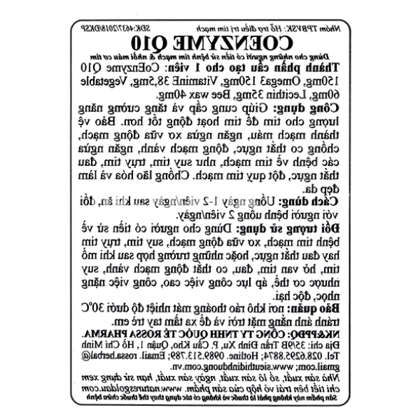 Nature's Gold Co-Enzyme Q10 150mg hỗ trợ tim mạch hộp 60 viên