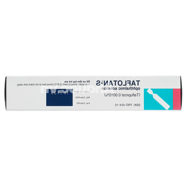 Dung dịch nhỏ mắt Taflotan-S 0.0015% trị tăng nhãn áp (30 ống x 0.3ml)