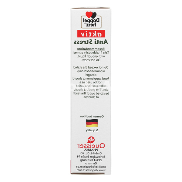 Doppelherz Aktiv Anti Stress bổ não, giảm căng thẳng hộp 30 viên