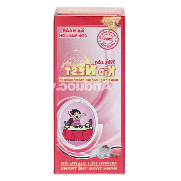 Yến Sào Kid Nest giúp kích thích ăn ngon cho trẻ chai 120ml