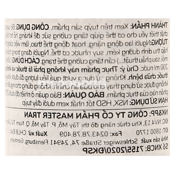 Doppelherz Aktiv A-Z bổ sung vitamin tuýp 13 viên