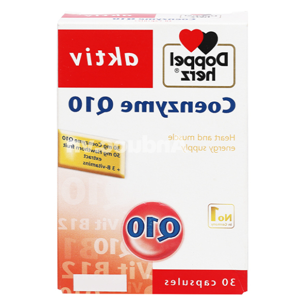 Doppelherz Coenzyme Q10 hỗ trợ tim mạch hộp 30 viên